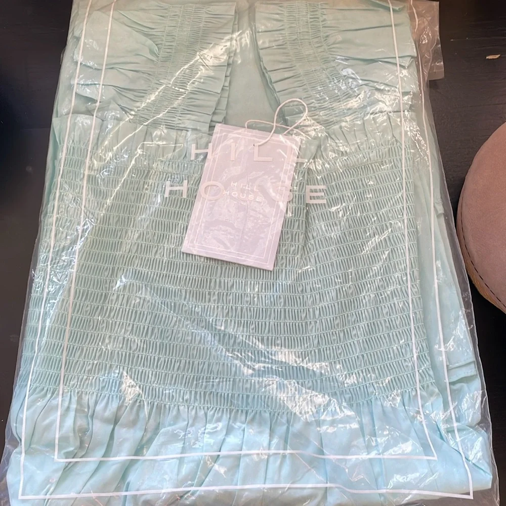 NWT Hill House Ellie Nap Dress in Bay Blue - Picture 4 of 8